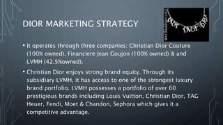 dior marketing strategy ppt|dior luxury strategy.